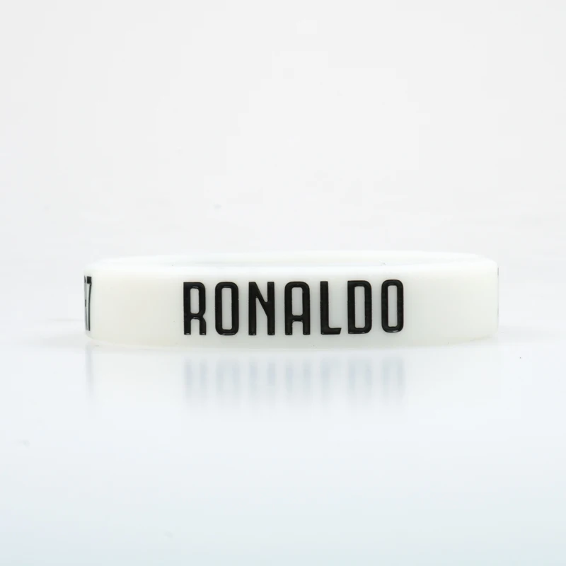 CR7 Криштиано Роналду силиконовый браслет футбольные фанаты клуб силиконовый браслет черный белый цвета взрослые дети размер мода