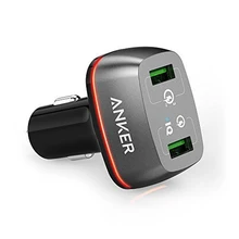 Quick Charge 3.0 Anker 42W 2-Port USB Car Charger PowerDrive+ 2 with Quick Charge 3.0 and Quick Charge 2.0 with PowerIQ
