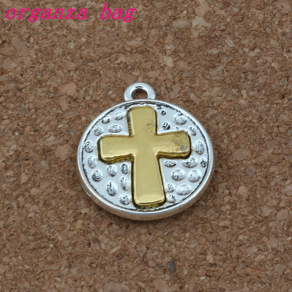 

Crucifix Cross Religion Charms Pendants 50Pcs/lots 19.5 * 23mm alloy Fashion Jewelry DIY Fit Bracelets Necklace Earrings A-265