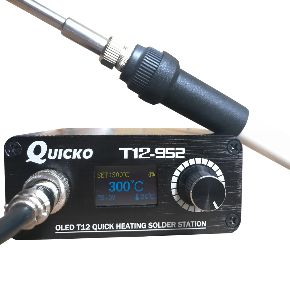Паяльная станция Quicko T12 STC OLED электронный сварочный паяльник 2020 новая версия