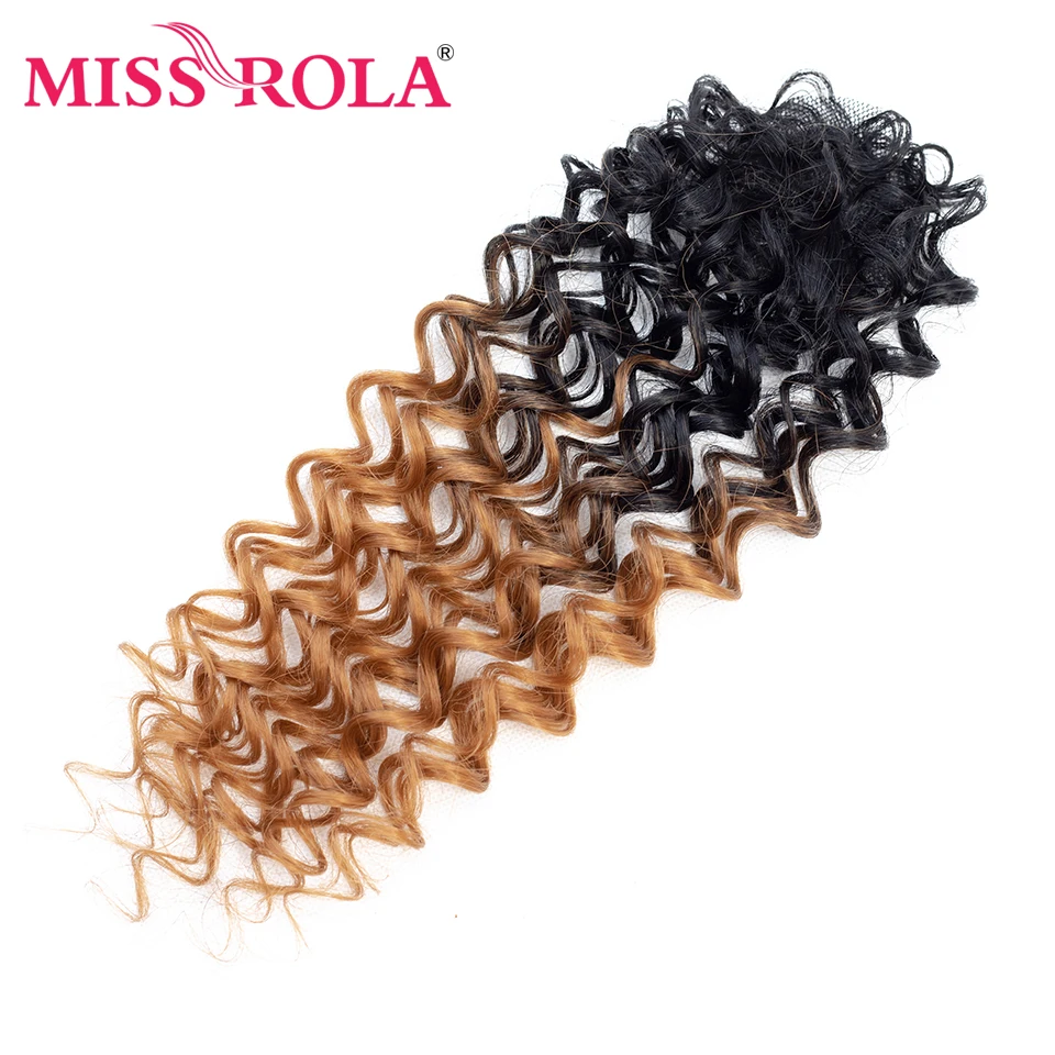 Женские Короткие вьющиеся синтетические волосы Miss Rola 16 18 20 дюймов для