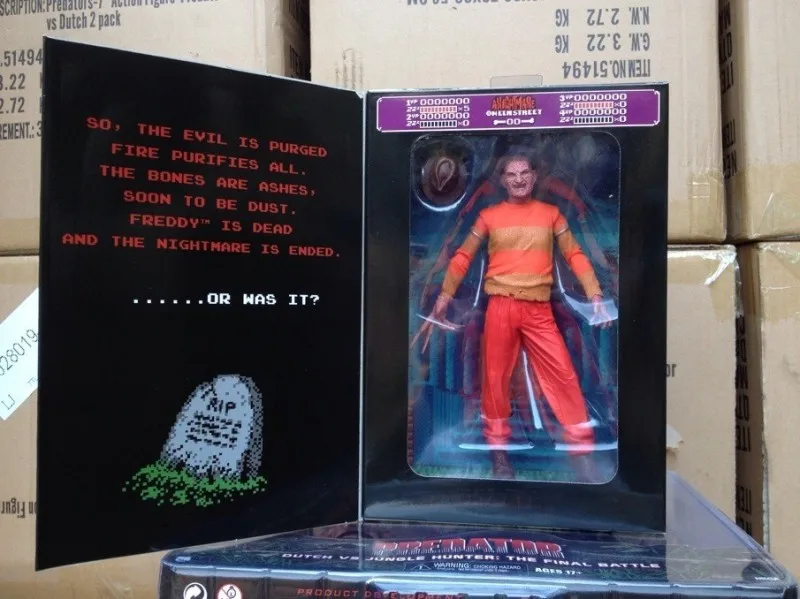 NECA 7-дюймовый для ночного клуба Special Edition 1989 специальный Фредди Крюгер пять ночей у Фредди модель