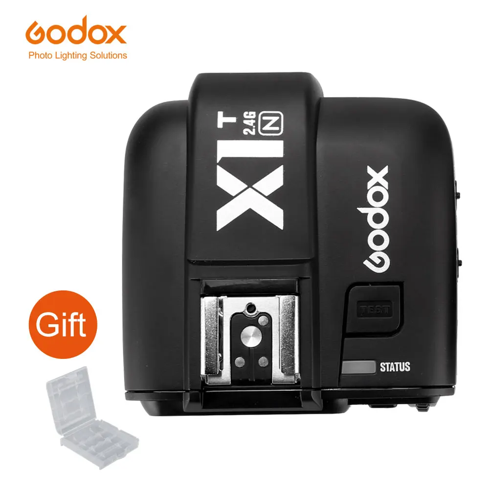 GODOX X1T N TTL стробоскоп триггер 1/8000s HSS 32 канала 2 4G беспроводной ЖК вспышка