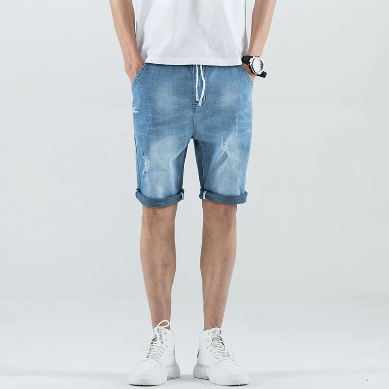 

2019 Summer Men Short Jeans Denim Trousers Mens Shorts Bermuda Jeans Fashion Casual Men Jeans With Holes Masculina