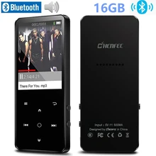 Лидер продаж сенсорная кнопка Bluetooth 4,0 MP3 плеер с 2,4 дюймов TFT Цвет Экран, 16 Гб без потерь звук плеера с FM радио