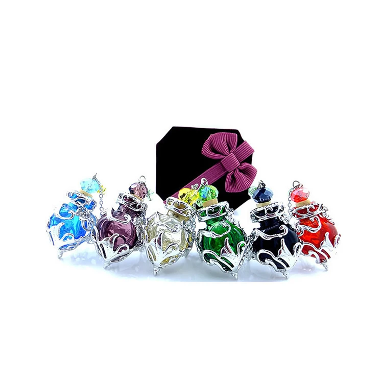 Aroma Oil Bottle Gilded Ring Boutique Wedding Rings Glass Perfume Diffuser Rings For Essential