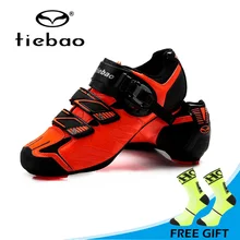 Tiebao непромокаемая Нескользящая дорожная обувь для велоспорта зимняя дышащая велосипедная обувь для мужчин и женщин, обувь для езды на велосипеде по шоссе, кроссовки