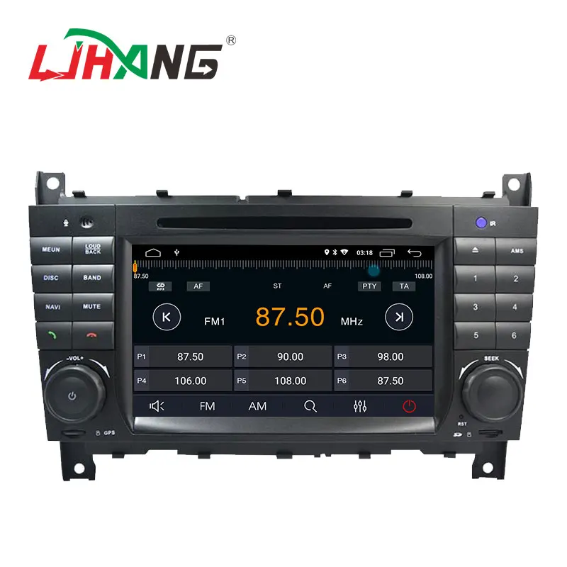 Cheap LJHANG Android 9.0 Car DVD Player Stereo For Mercedes Benz W203/CLK200/CLK22/C180/C200 GPS Navi WIFI 2 Din Car Radio headunit BT 1
