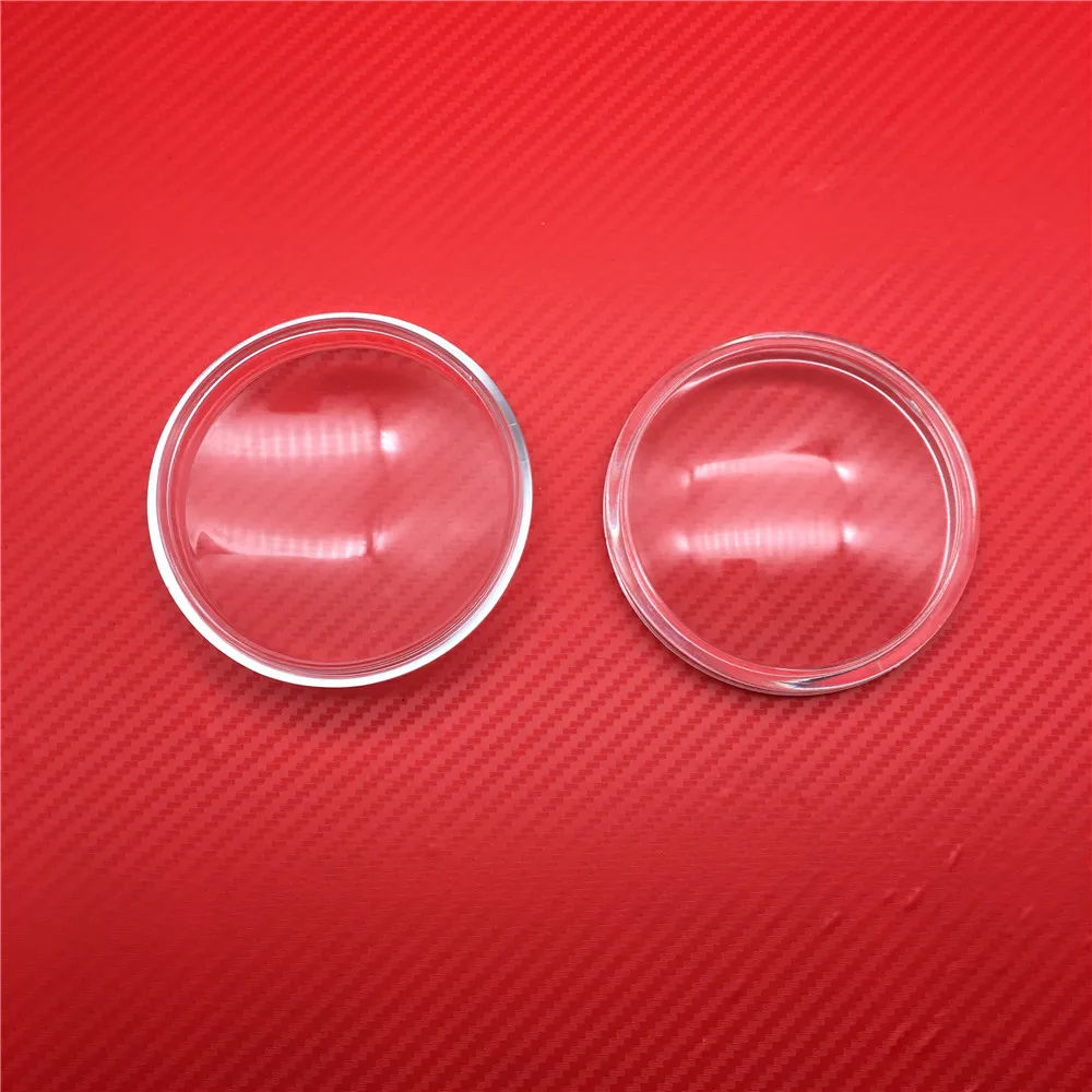 

2pcs/lot 90mm Front Fog Lamp Light Tempered Glass For Citroen C4 Coupe LA 2004-2010 Grand Picasso UA MPV 2006-2012