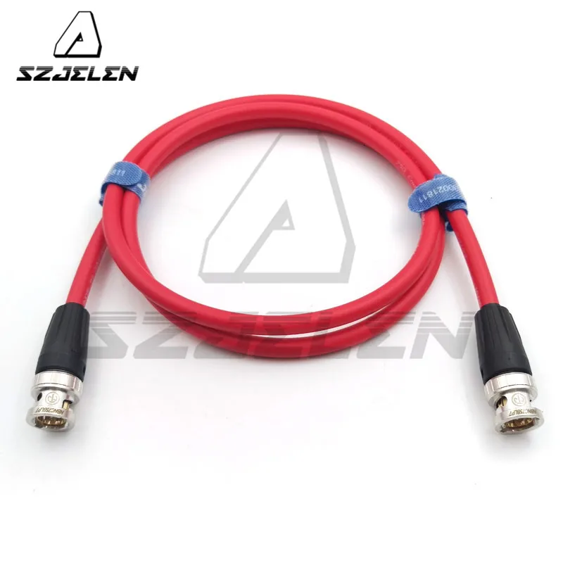 Красный кабель 12G для видеосъемки с BNC на 75 Ом коаксиальный CANARE функцией разъемом