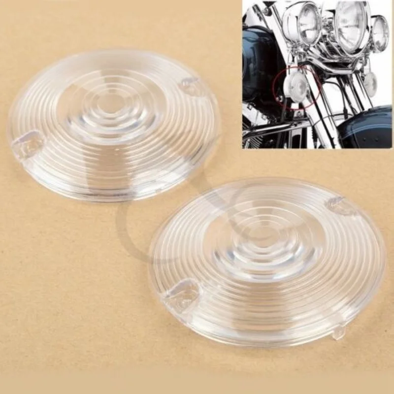 

Motorcycle Turn Signal Blinker Lens For Harley Touring Road King Electra Glide Softail FL FLHTC FLHTK FLHT 1986-18