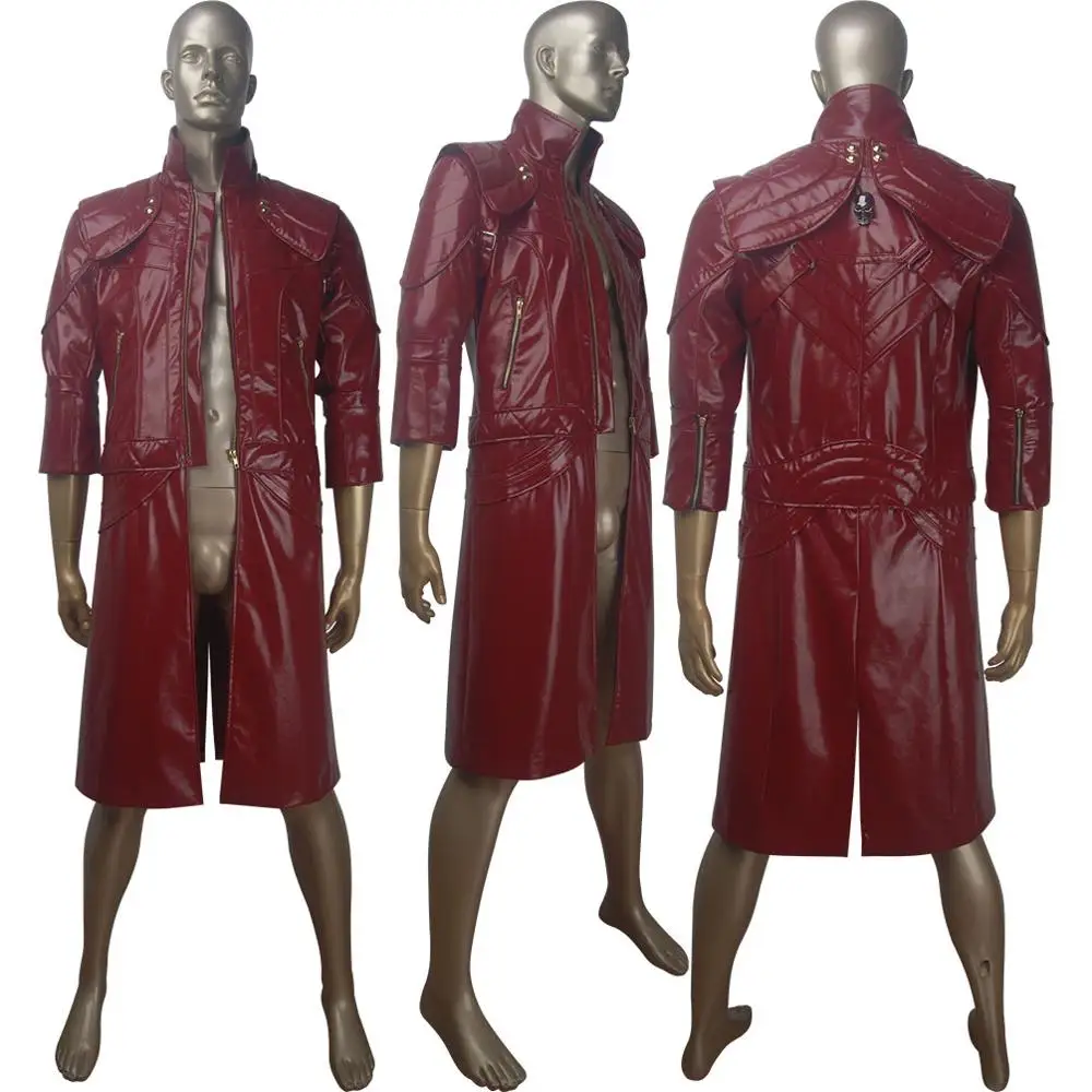 

Men's boys DMC 5 Dante costume outfit overcoat cosplay Halloween costume X'mas birthday gift toys comic-con game outfit