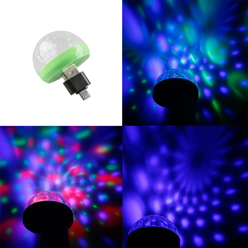 

Mini USB LED Light Portable Stage Light Party Lights For Christmas Party Wedding Holiday Decoration Portable Projector Lights
