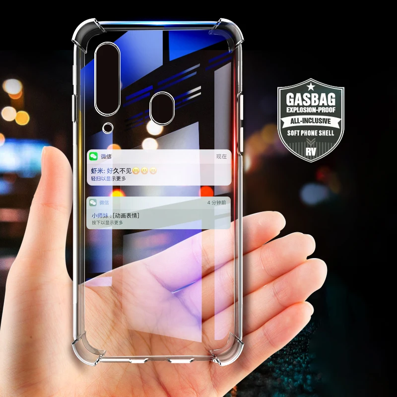 Противоударный силиконовый чехол для Samsung Galaxy A70 A50 A7 A750 2018 A30 A20 A40 S8 S9 Plus S10 Note 8 9