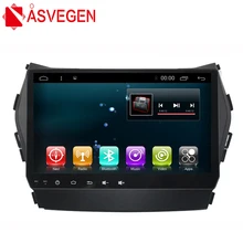 Asvegen 9 pulgadas Android 6.0 Quad Core Gps de Navegación sistema de Radio del Bluetooth del Wifi Reproductor Multimedia Para HYUNDAI Santa Fe IX45
