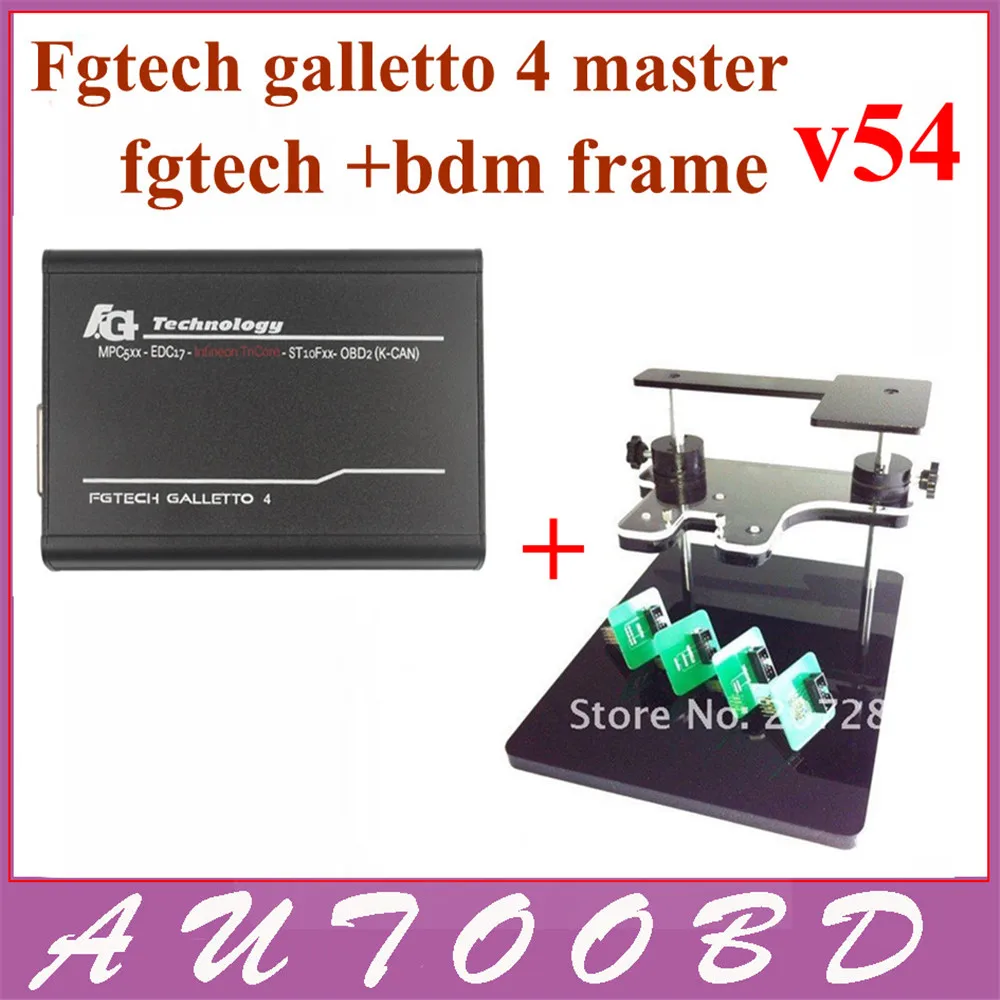 

2016 New V54 fg tech fgtech galletto 4 Master v54 FG Tech BDM-TriCore-OBD with BDM function+USB KEY with BDM FRAME Adapters Set