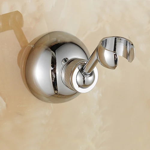 Новые аксессуары для ванной комнаты ручной душ Монтажная стойка хром/золотистого цвета, полированный латунь Para ванная комната настенный душ кронштейны - Цвет: Ghrome 2