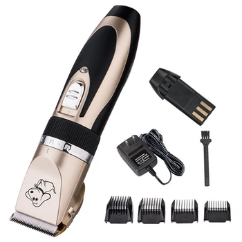 

Pet Hair Trimmer Dogs Electric Fur Clipper Set No lubricants Low Noise Cordless Dog Grooming Hairdressers 1 PC