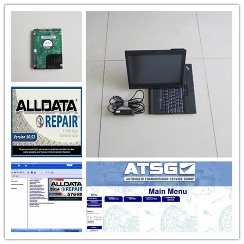RCOBD alldata auto repair software 10.53V Mitchell and alldata software