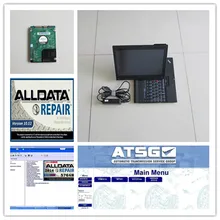 RCOBD alldata auto repair software 10.53V Mitchell and alldata software plus ATSG Car repair data in x200t laptop ready to work
