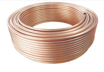 

20Meters Outer Diameter:10mm Thickness:1mm Flexible T2 Copper Tube Air Conditioner Copper Tube Pipe