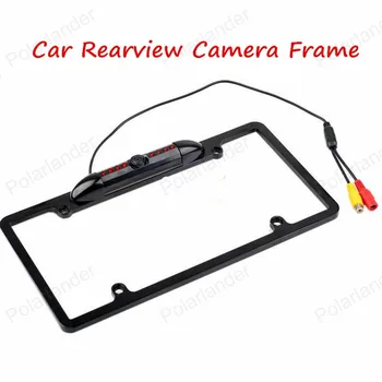

2016 USA Car License PlateFrame Size Rear View RearviewCamera with 170 Degrees Wide Angle Universal CCD IR Night Vision Camera