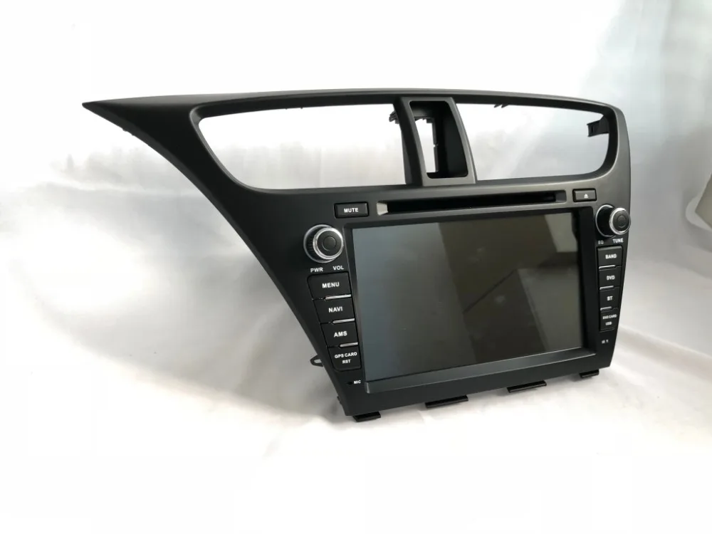 8 дюймов Android 8,1 автомобильный Радио DVD gps Мультимедиа Стерео для Honda Civic хэтчбек 2013 Автоматическая навигация кассетный плеер