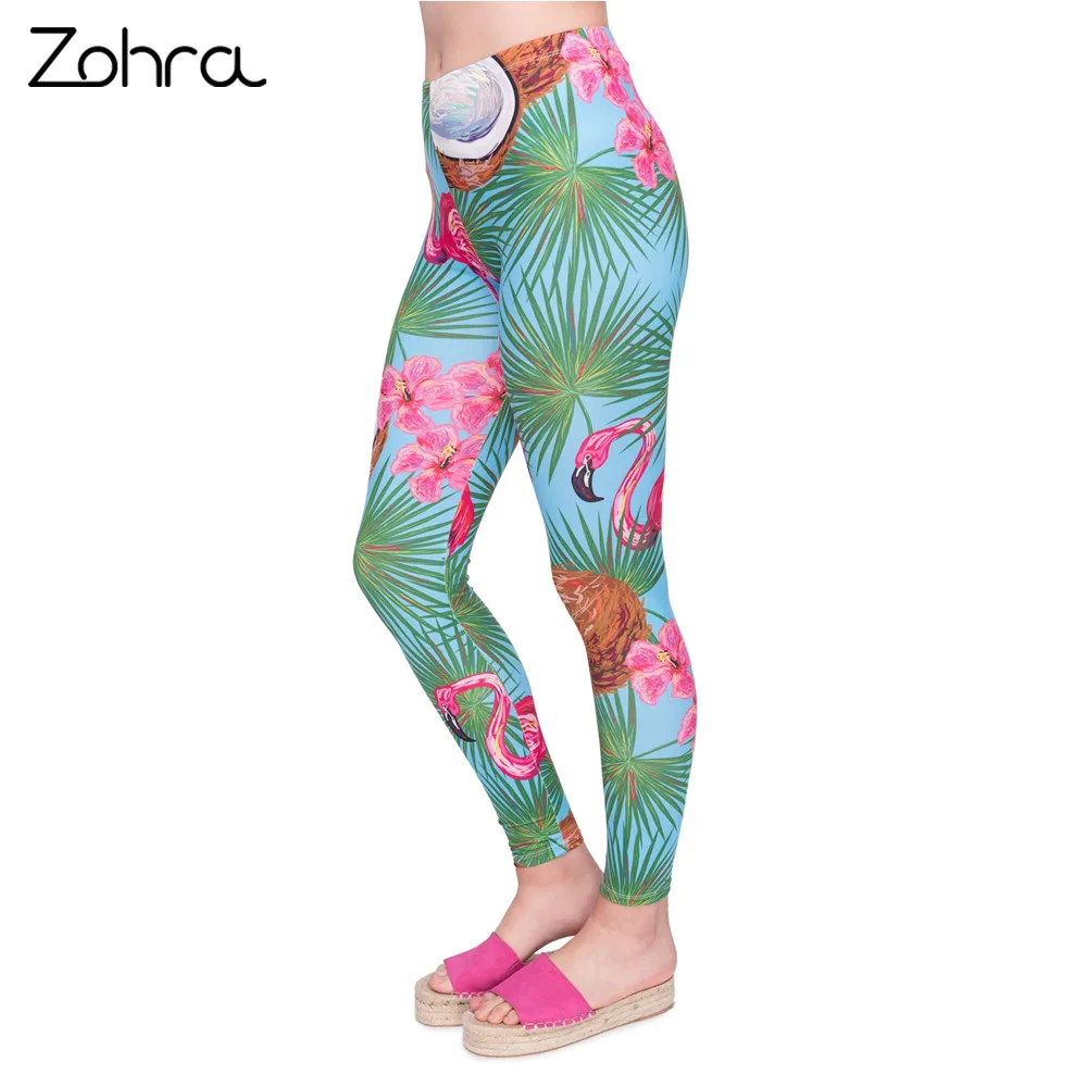 aliexpress buy zohra new series legging coconut flamingo printing fashion aliexpress buy zohra new series legging coconut flamingo printing fashion