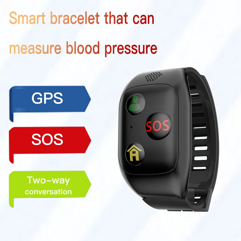 

SOS Call GPS LBS Location Smart Safe Elderly Kids Watch SIM Card Blood Pressure Fitness Tracker Heart Rate Monitor Smartwatch