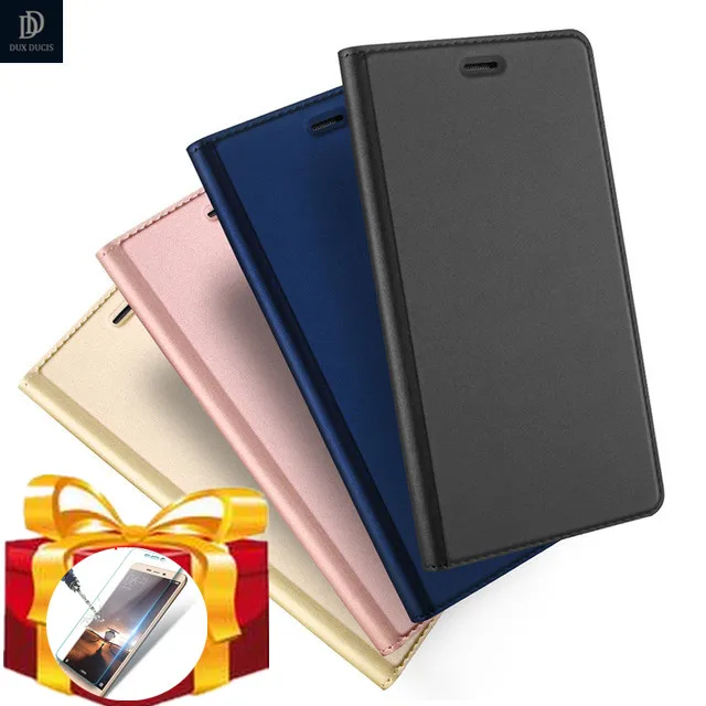 Подарок) Роскошный кожаный чехол-книжка DUX DUCIS для huawei P20 Pro P8 P9 P10 Nova Lite Y6 Honor 9 8 Dual Sim PU кожаный бумажник-книжка