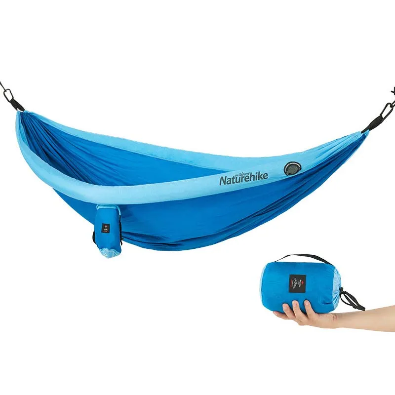 

Hot Leisure Hammock Camping Travel Inflatable Hammock Outdoor Portable Furniture Garden Swing Chair Dormitory Soft Bed Gift