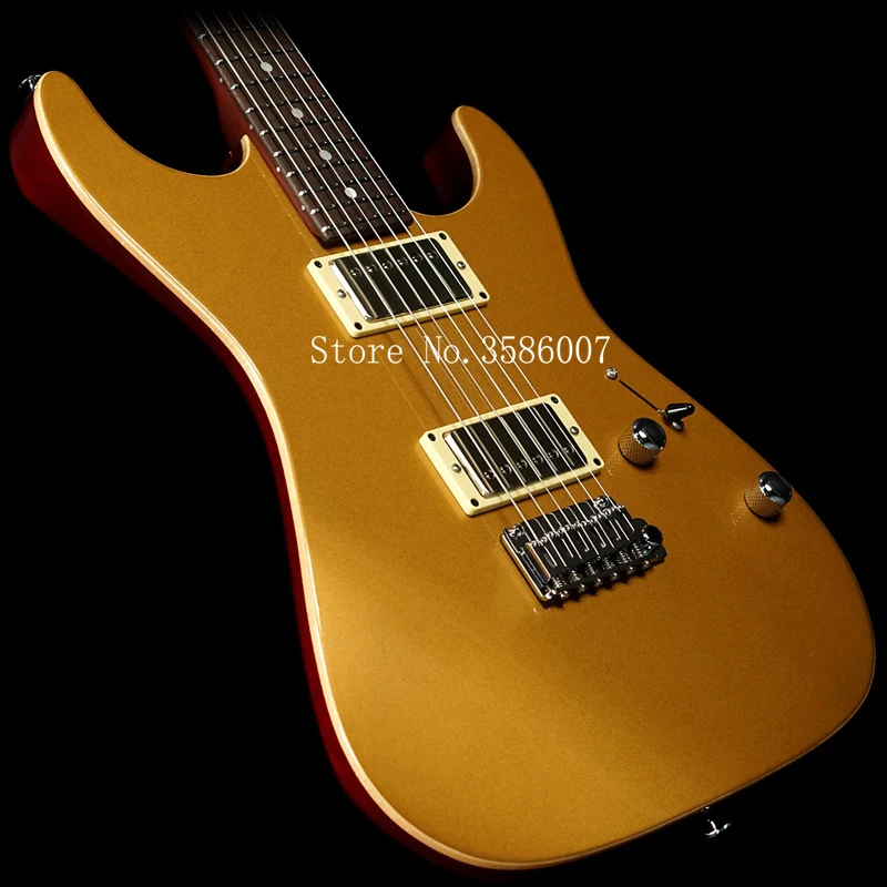 Фермерский customshop/s-u JS2N3A электрогитара/Золотая отделка/двойной мост 6 струн