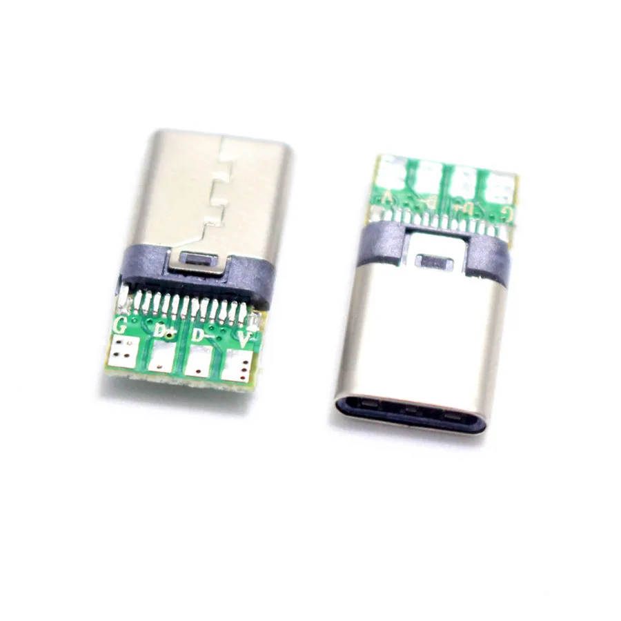 10 шт. сделай сам OTG Φ штекер для сварки разъем USB 3 1 типа C с печатной платой