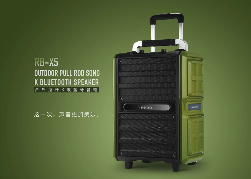 Remax X5 Wireless Speaker Black (RBX5) OTC.LK