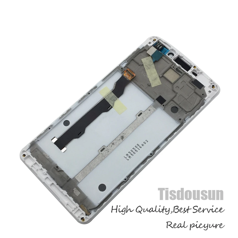 Lenovo A5600 LCD Display With Frame white (9)
