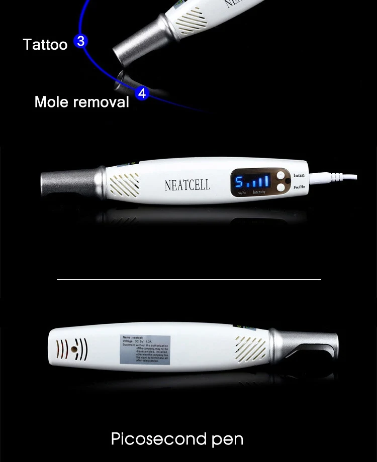 Professional Laser Freckle Removal Dark Spot Remover Laser Plasma Pen Mole Tattoo Machine Red and Blue Light Beauty Care