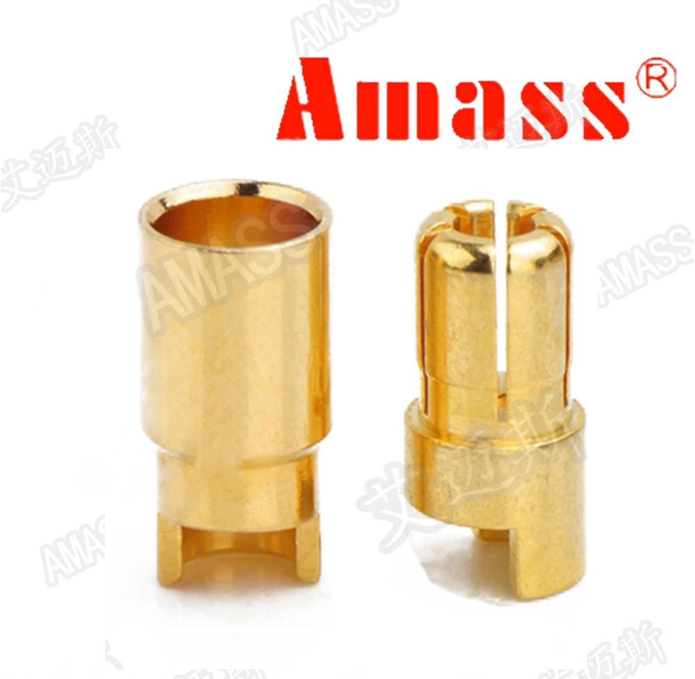 5pcs Amass 6.0mm plated Banana plug pure copper Model Accessories AM GC6010 Male/Female|accessories accessories|female femalefemale accessories -