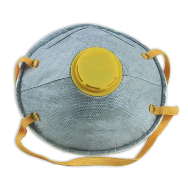 

5pcs/Set 8088V Anti Dust Breathable Anti-Fog Haze Activated Carbon With Valve Non Woven Fabric Folding Filter Mask