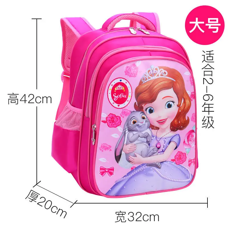 Дисней, школьная сумка для учеников начальной школы, мультяшный рюкзак принцессы для детского сада, рюкзак для девочек, сумка для мальчиков и девочек