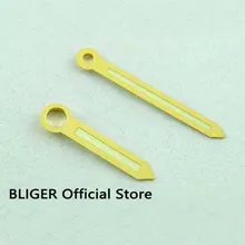 Высококачественные классические золотой край Светящиеся стрелки часов подходит для eta 6497 6498 ST 3620 3600 Рука обмотки движение H10