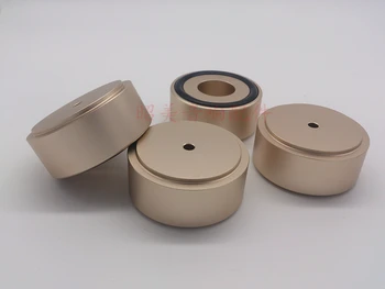 

1pcs Speaker Spikes Amplifier Aluminum Foot Pad damping 49*22mm smooth Tripod shock for amplifier chaiss