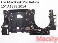 Orignal Tested Motherboard for MacBook Pro Retina 15″ A1398 2014 i7 2.2 GHz 16GB RAM Logic Board 820-3662-A