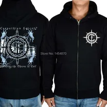 12 Стиль пуловер с косой молнией sudadera логотип Carpathian лес рок черный толстовки куртка панк, хард-рок толстовка флис тяжелый металл