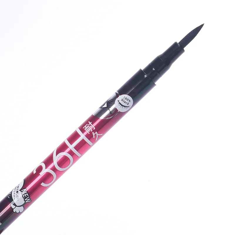 Водонепроницаемый женский, Черный жидкая подводка Make Up Eye Liner Карандаш Красота косметический карандаш - Цвет: Черный