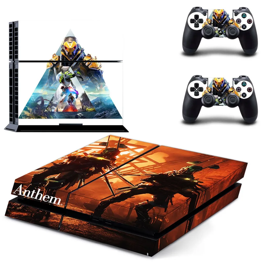 

Game Anthem PS4 Skin Sticker Decal Vinyl for Playstation 4 Console and 2 Controllers PS4 Skin Stickers