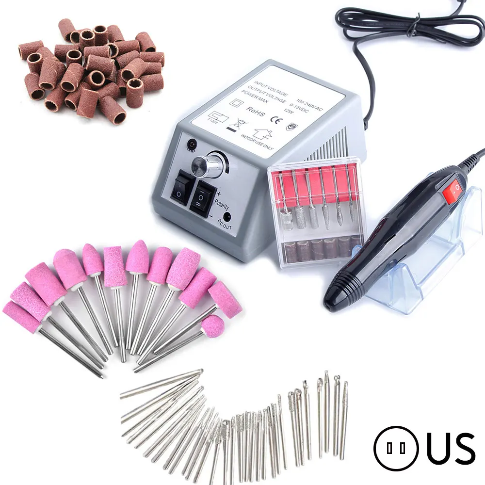 Electric Manicure Machine Nail Polish Remover Nail Drill Bit Tool Gel Manicure Mill Cutter For Removing Varnish Gel Nail Polish - Цвет: ZH5175-8