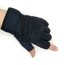 Мужские Женские перчатки для тренажерного зала с ремешком на запястье поддержка для тренировки фитнеса Тяжелая атлетика YA88