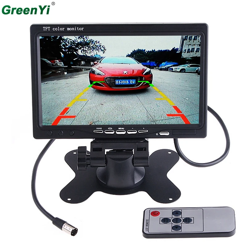 

GreenYi T701 10PCS Wholesale 7" inch TFT LCD LED Backlight 2 Video Input Car RearView Headrest Monitor