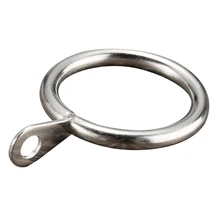 Горячая Распродажа, 10x металлические серебряные оконные душевые карнизы, кольца диаметром 25 мм