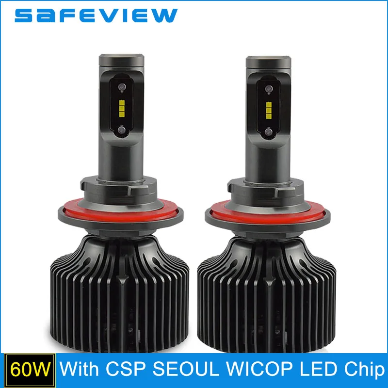 

SAFEVIEW H13 9008 30W Hi/Lo Led Headlight 4200Lm 5000K,6000K with CSP LED Chip Auto parts light source replacement bulb kits